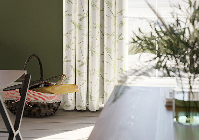 Dragonflies, Green - Made to Measure Curtains - Image 5